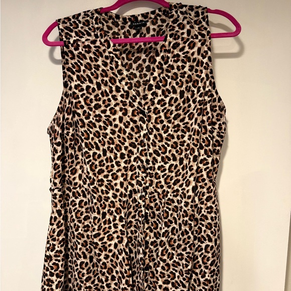 torrid Tops - Torrid - Leopard Brint- Button and Tie- Blouse